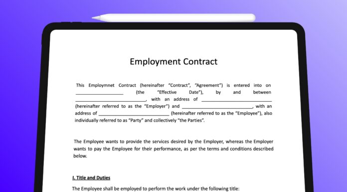 Why Every Business Needs a Solid Employment Contract Template
